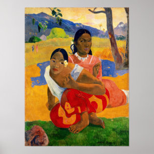Paul Gauguin, när ska du gifta dig? Poster