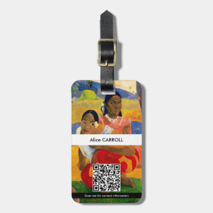 Paul Gauguin, när ska du gifta dig? - QR-kod Bagagebricka