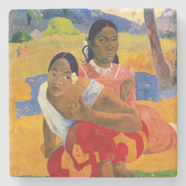 Paul Gauguin, när ska du gifta dig? Stenunderlägg (Framsidan)
