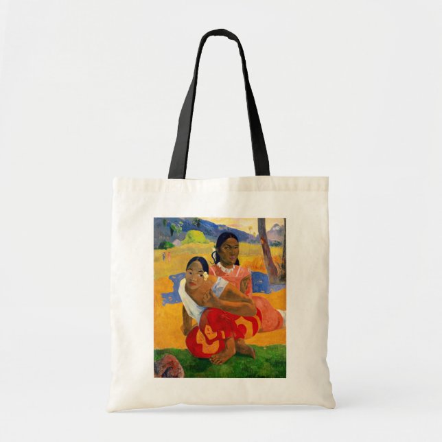 Paul Gauguin, när ska du gifta dig? Tygkasse (Framsidan)