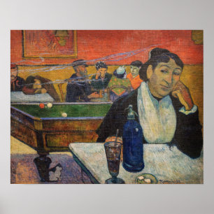 Paul Gauguin - Nattcaféet, Arles Poster