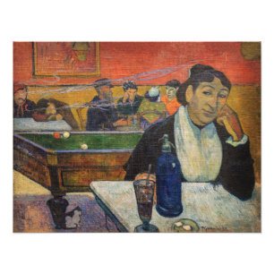 Paul Gauguin - Nattkaféet, Arles Fototryck