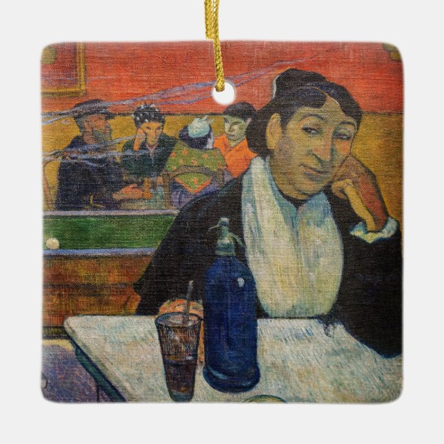 Paul Gauguin - Nattkaféet, Arles Julgransprydnad Keramik (Framsida)
