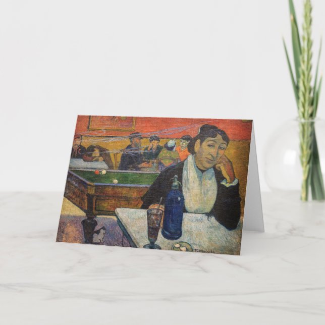 Paul Gauguin - Nattkaféet, Arles Kort (Framsida)