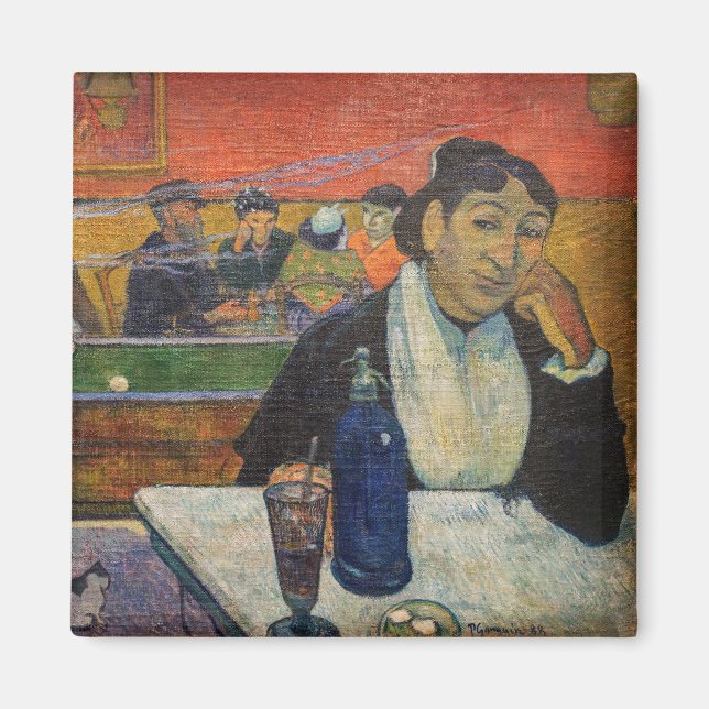 Paul Gauguin - Nattkaféet, Arles Magnet (Framsidan)