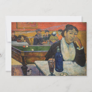 Paul Gauguin - Nattkaféet, Arles Tack Kort