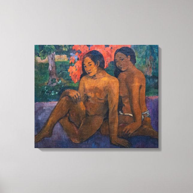 Paul Gauguin - Och deras kroppars guld Canvastryck (Framsida)
