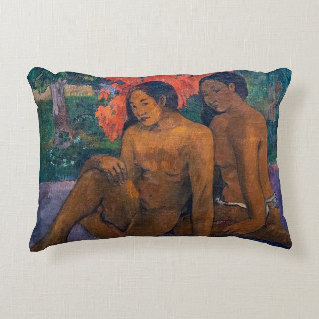Paul Gauguin - Och deras kroppars guld Prydnadskudde (Framsidan)