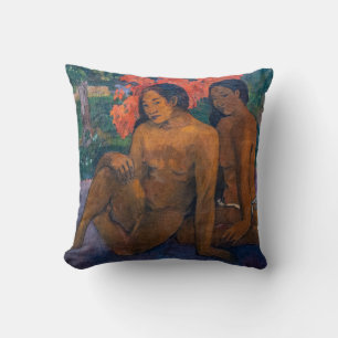 Paul Gauguin - och Guld i deras kroppar Kudde