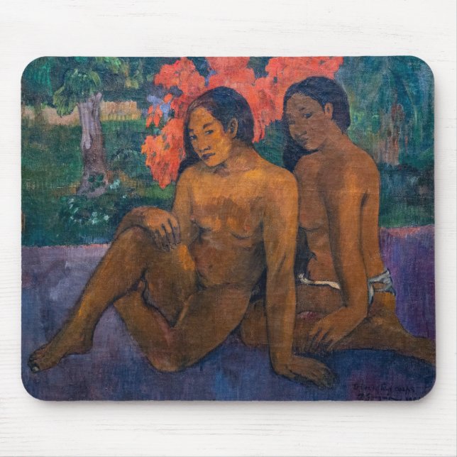 Paul Gauguin - och Guld i deras kroppar Musmatta (Framsidan)