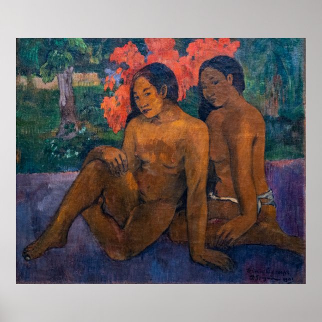 Paul Gauguin - och Guld i deras kroppar Poster (Framsidan)