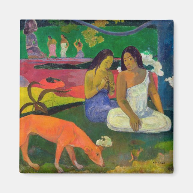 Paul Gauguin | Område (Röda Hund), 1892 Magnet (Framsidan)
