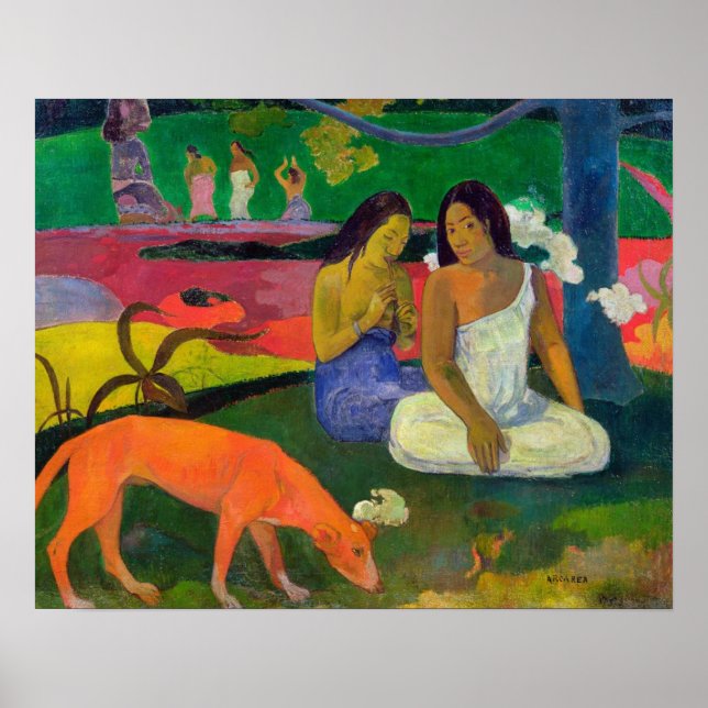 Paul Gauguin | Område (Röda Hund), 1892 Poster (Framsidan)