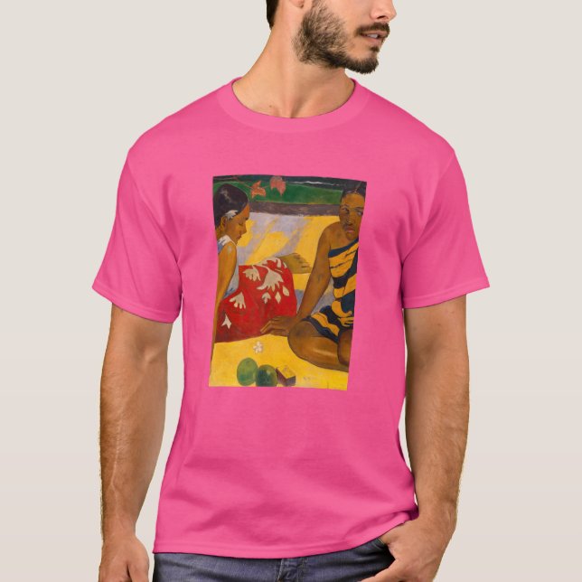 Paul Gauguin Parau Api 2 What News T Shirt (Framsida)