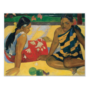 Paul Gauguin - Parau Api. Nyheter Fototryck