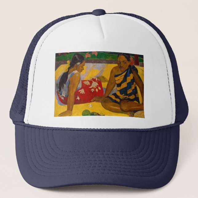Paul Gauguin - Parau Api / Vad är nytt? Keps (Framsida)