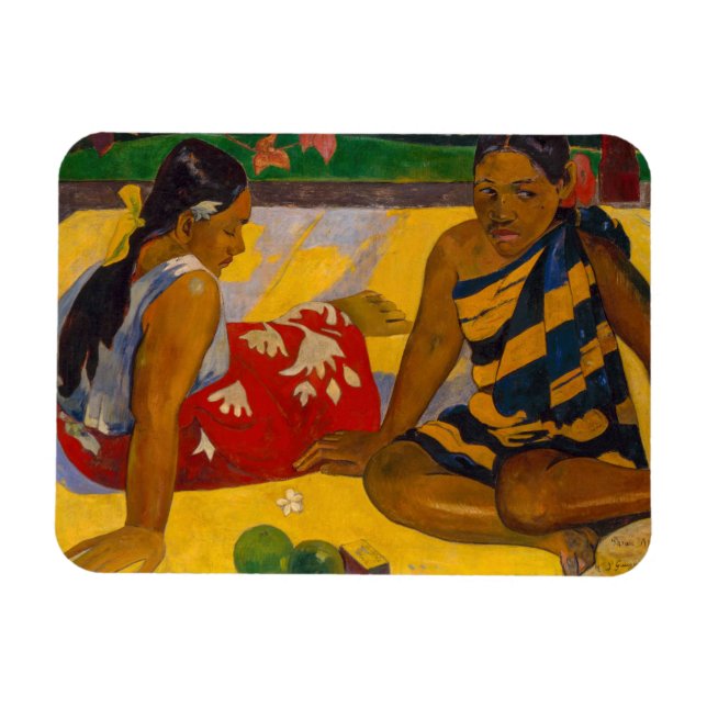 Paul Gauguin - Parau Api / Vad är nytt? Magnet (Horisontell)