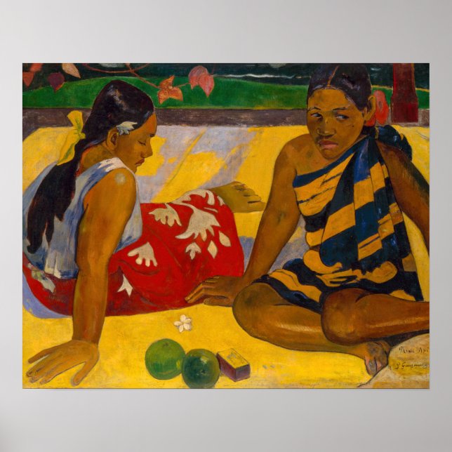 Paul Gauguin - Parau Api / Vad är nytt? Poster (Framsidan)