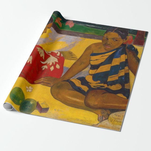 Paul Gauguin - Parau Api / Vad är nytt? Presentpapper (Utrullad)
