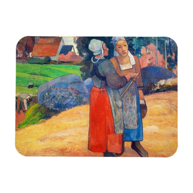 Paul Gauguin - Paysanes Bretons Magnet (Horisontell)