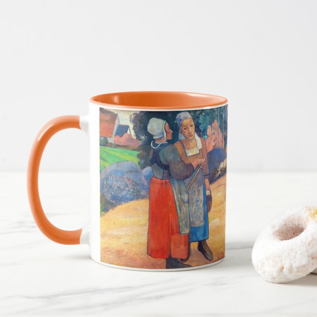 Paul Gauguin - Paysanes Bretons Mugg (Med munk)