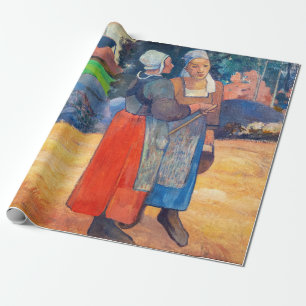 Paul Gauguin - Paysanes Bretons Presentpapper
