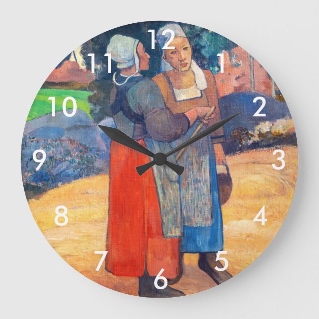 Paul Gauguin - Paysanes Bretons Stor Klocka (Framsida)