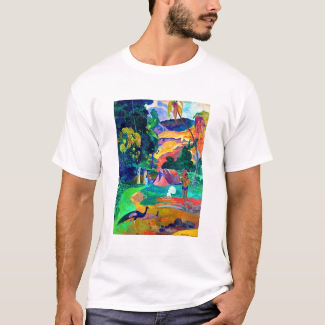 Paul Gauguin Polynesian Landscape T Shirt (Framsida)