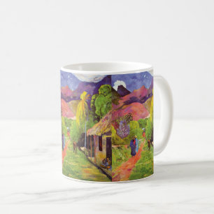 Paul Gauguin Road i Tahiti Vintage Fine Art Kaffemugg