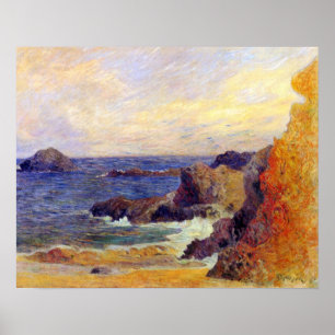 Paul Gauguin - Rocky Kusten Fine Art Painting Poster