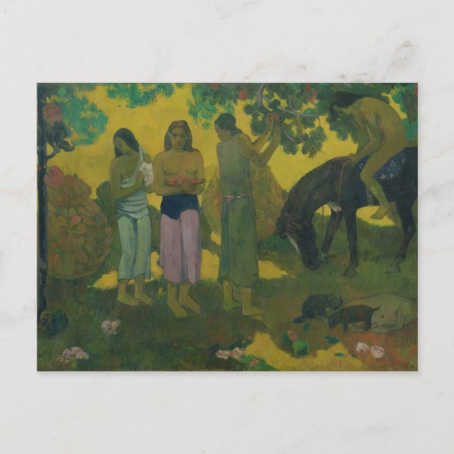 Paul Gauguin | Rupe Rupe 1899 Vykort (Framsida)