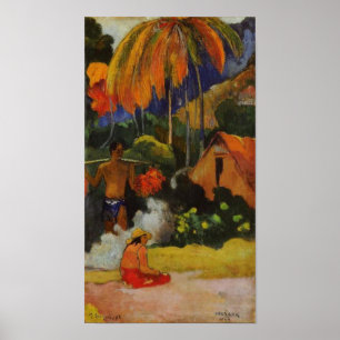 Paul Gauguin Sanningens ögonblick Poster