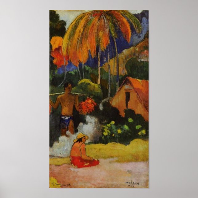 Paul Gauguin Sanningens ögonblick Poster (Framsidan)