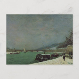 Paul Gauguin   Seine vid Pont d'Iena, Winte Vykort