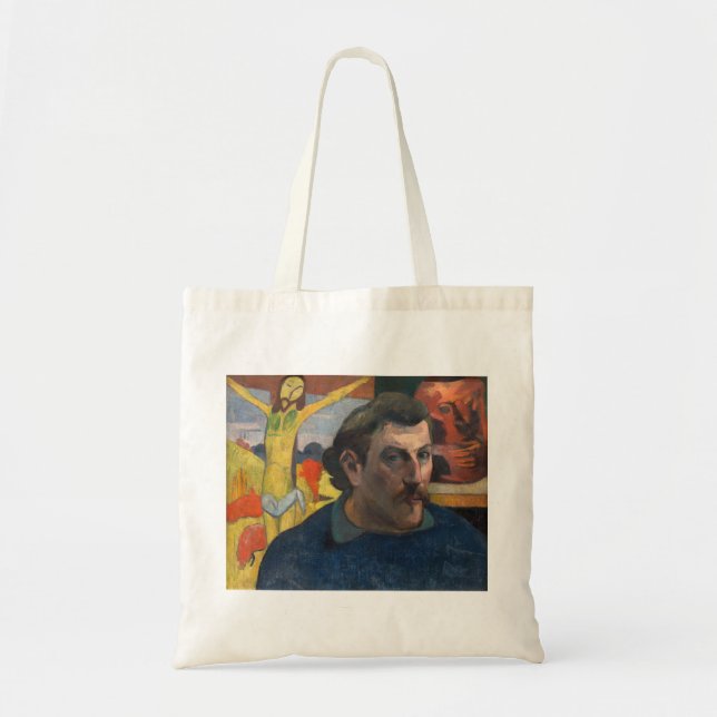 Paul Gauguin - Self-Porträtt med Gult Kristus Tygkasse (Framsidan)