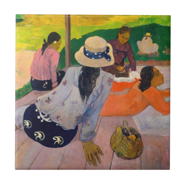 Paul Gauguin - Siesta Kakelplatta (Framsidan)