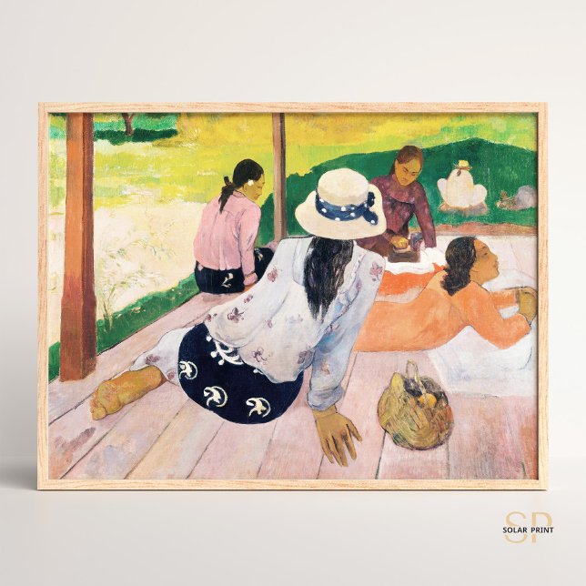 Paul Gauguin Siesta Painting Art Skriv ut Poster (Skapare uppladdad)