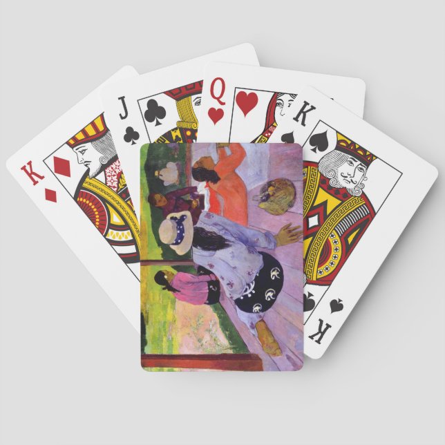 Paul Gauguin | siestaen, 1891-2 (olja på kanfas) Spelkort (Baksidan)