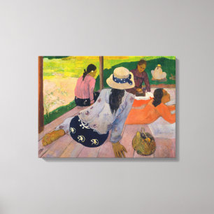 Paul Gauguin siestaen Canvastryck