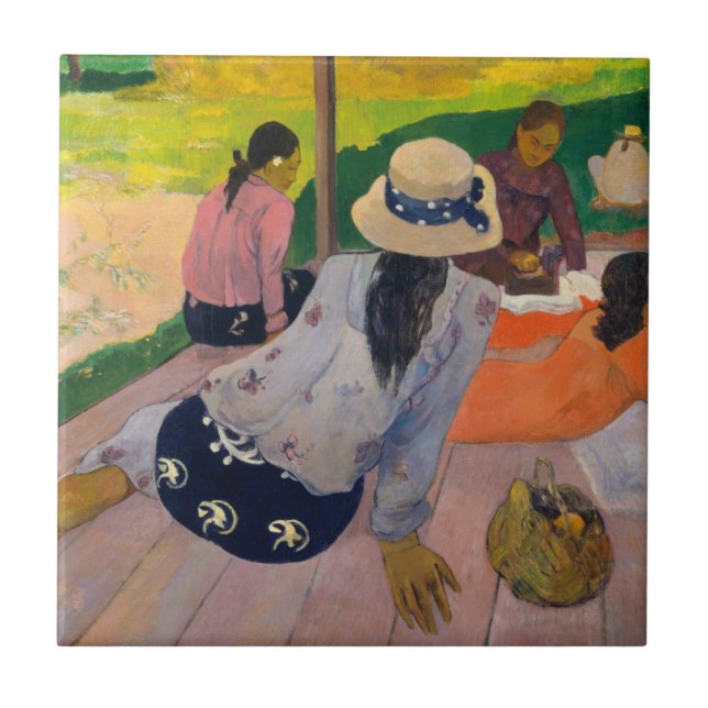 Paul Gauguin | siestaen Kakelplatta (Framsidan)