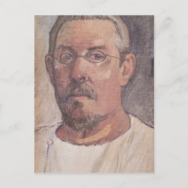 Paul Gauguin | Självporträtt, 1902-3 Vykort (Framsida)