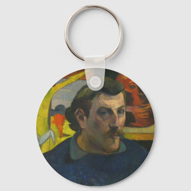 Paul Gauguin Självporträtt 3 Nyckelring (Framsida)