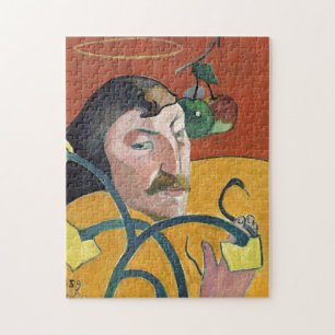 Paul Gauguin Självporträtt Art Painting Pussel