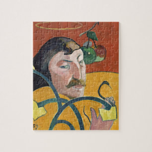 Paul Gauguin Självporträtt Art Painting Pussel