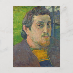 Paul Gauguin Självporträtt avsett för Carriere Vykort