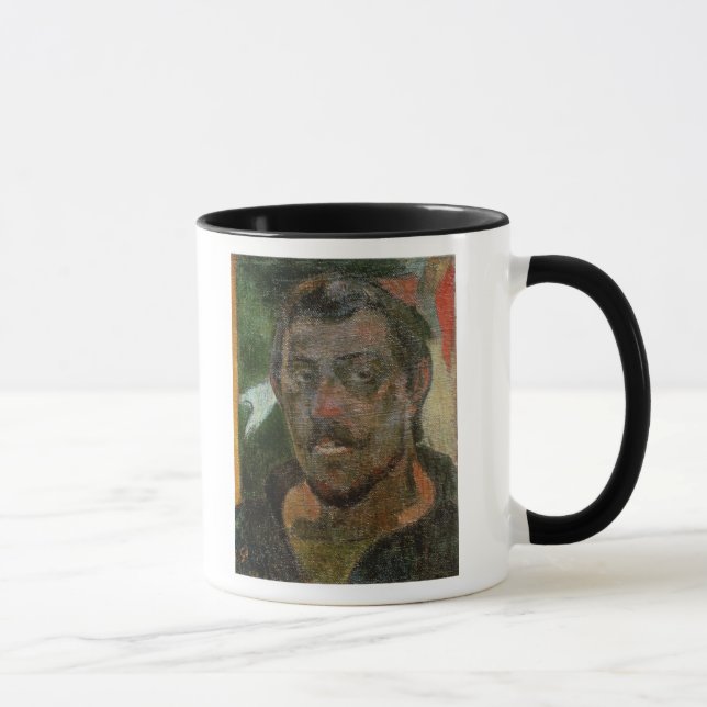 Paul Gauguin | självporträtt, c.1890-93 Mugg (Höger)