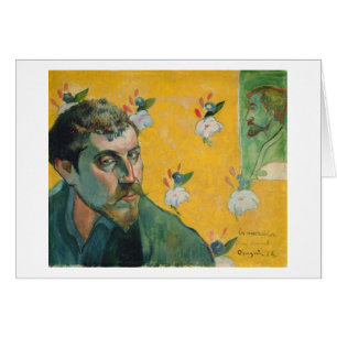 Paul Gauguin Självporträtt, Les Miserables,1888 Hälsningskort