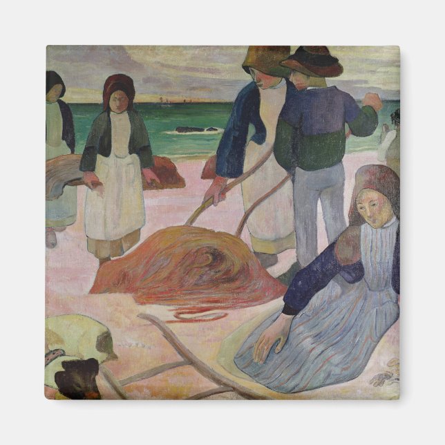 Paul Gauguin | Sjögräs Gatherers, 1889 Magnet (Framsidan)