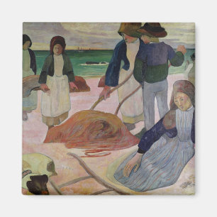 Paul Gauguin sjögräsihopsamlarear, 1889 Magnet