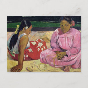 Paul Gauguin   Tahiti, vid stranden 1891 Vykort